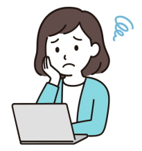テンプレートで困った女性